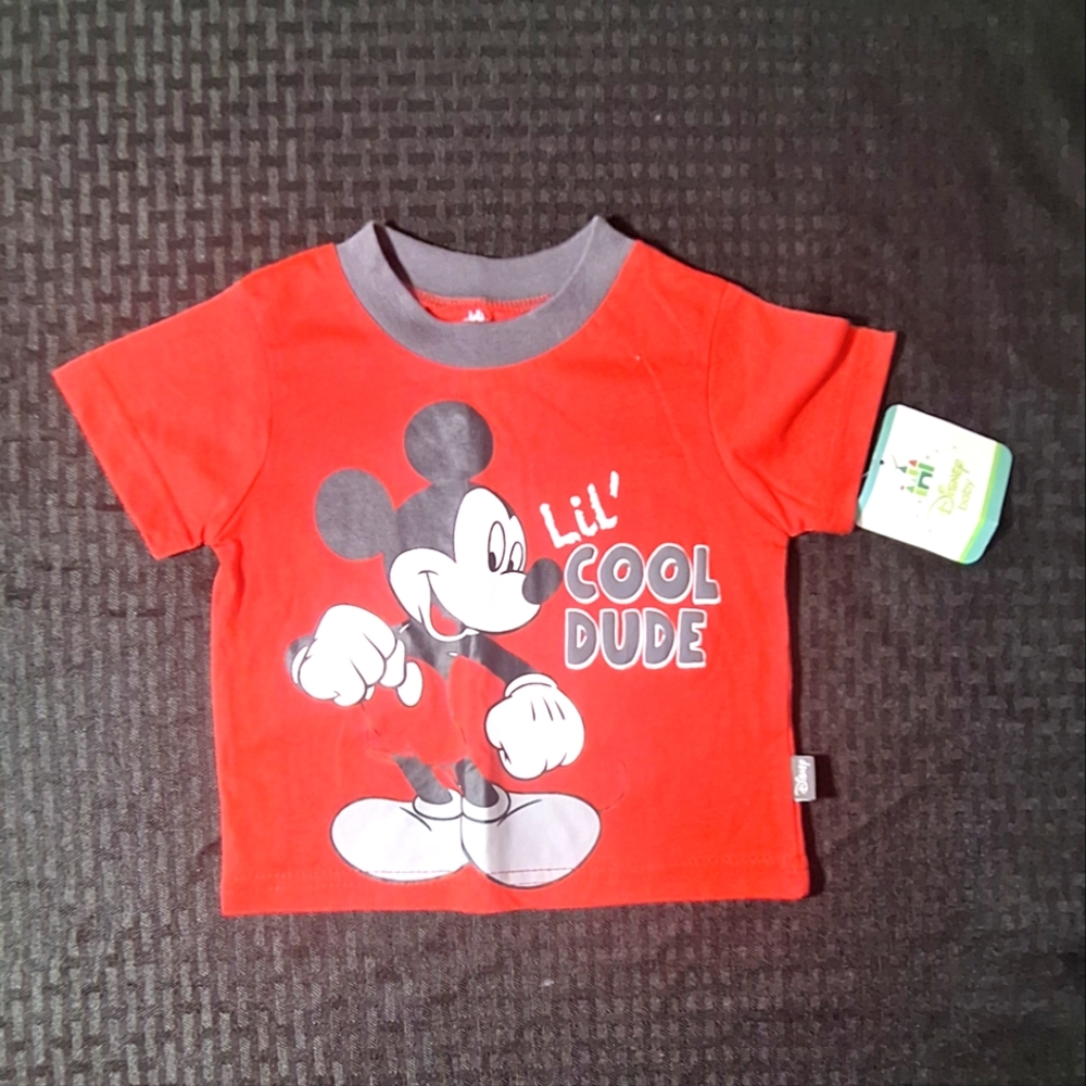 Disney Baby Mickey  Mouse T=Shirt Size 3/6 Months